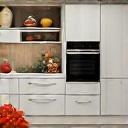 Luxurious, minimalist kitchen designed for healthy meal preparation